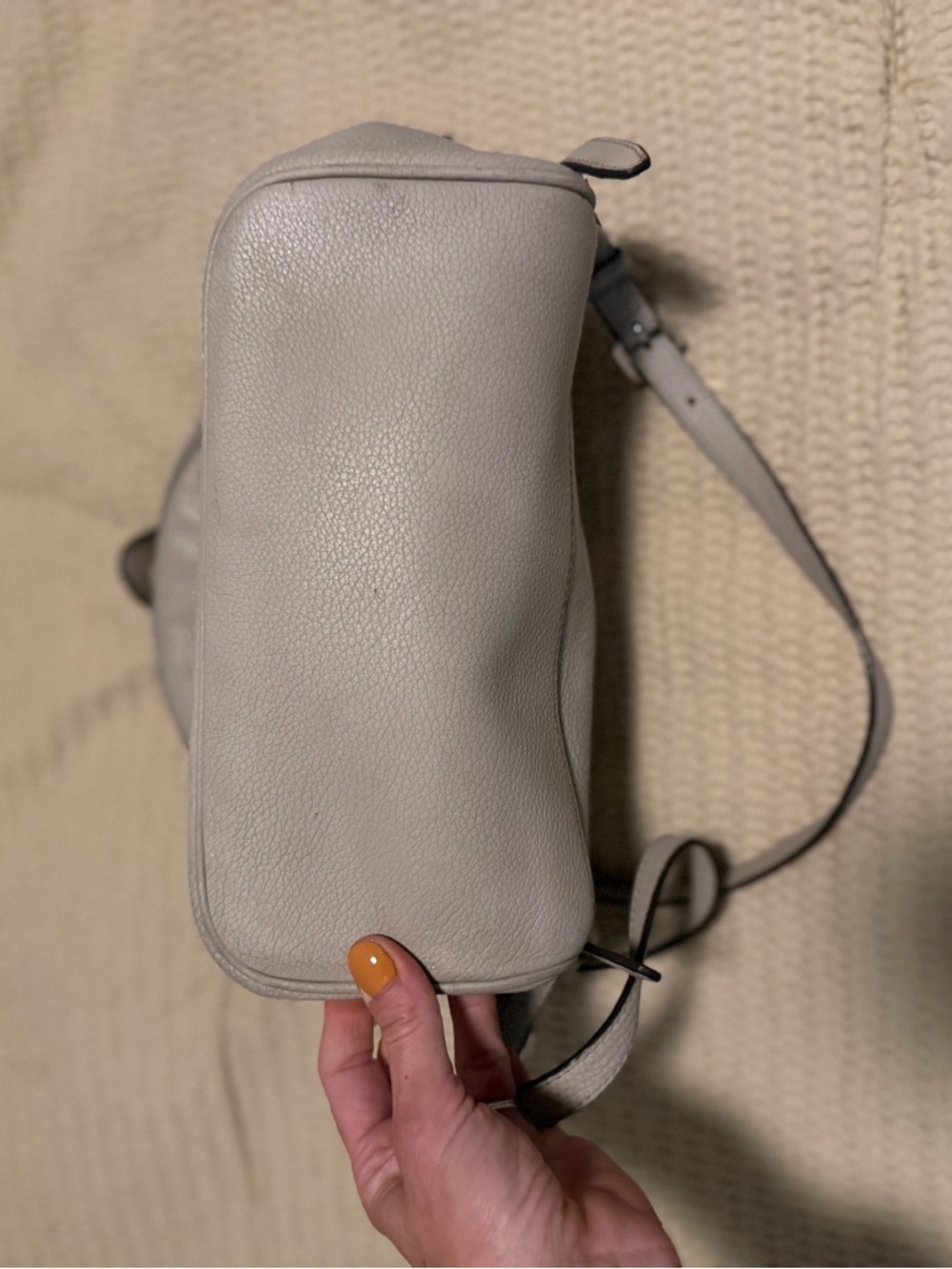Michael Kors Rhea Pebbled Leather Backpack - Picture 7 of 14